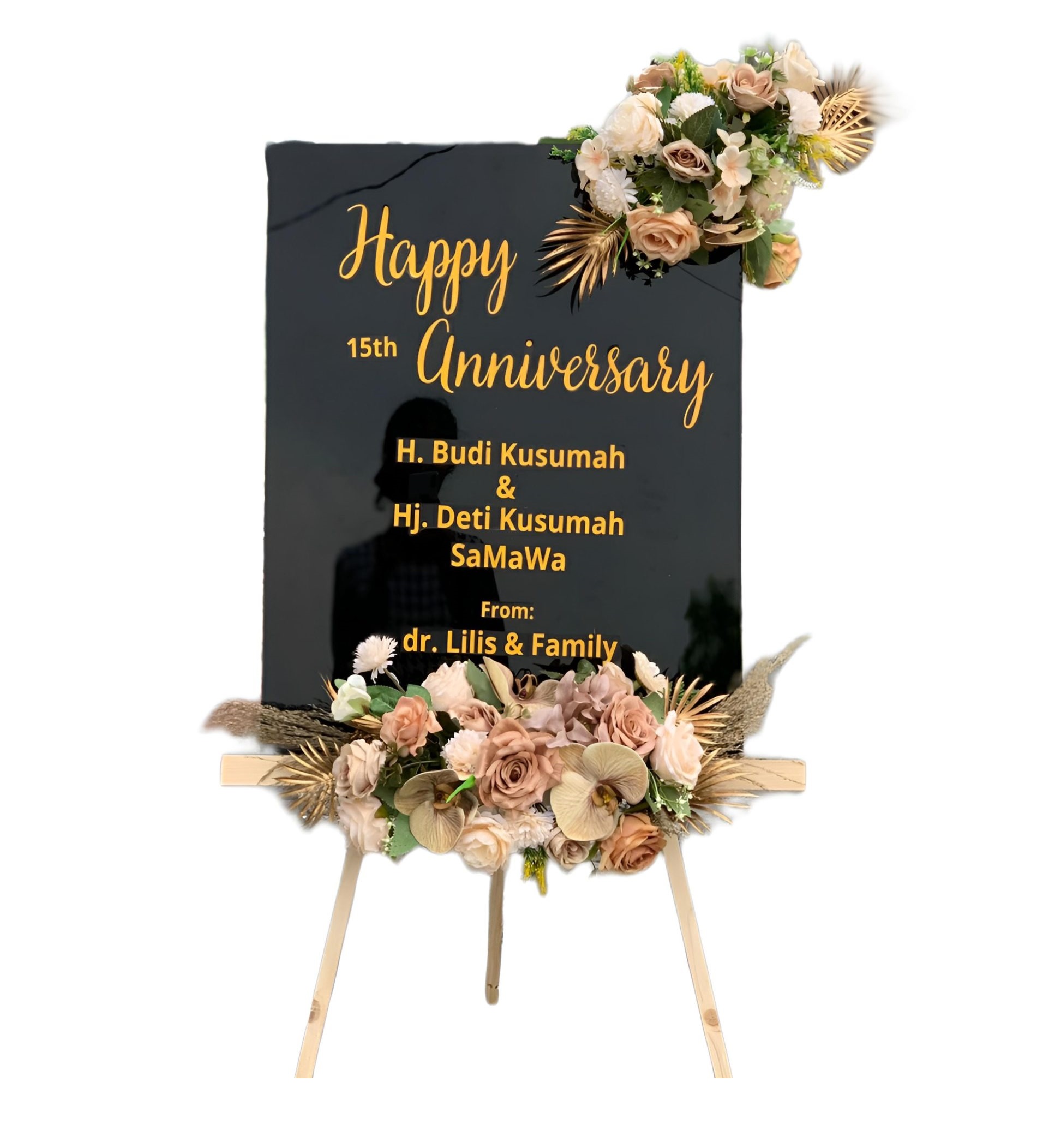 Papan Bunga Akrilik Maulafa