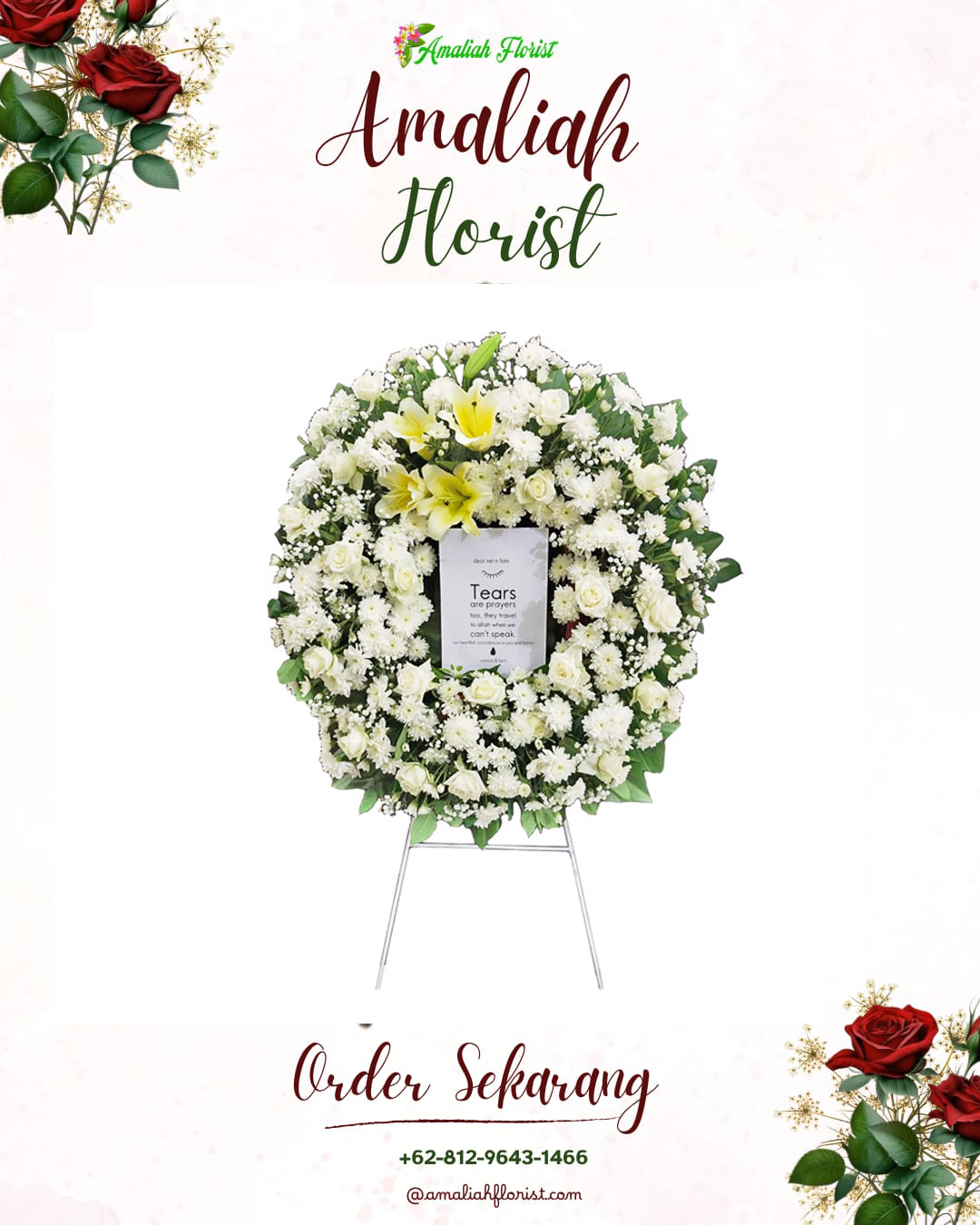 Krans Bunga Duka Maulafa